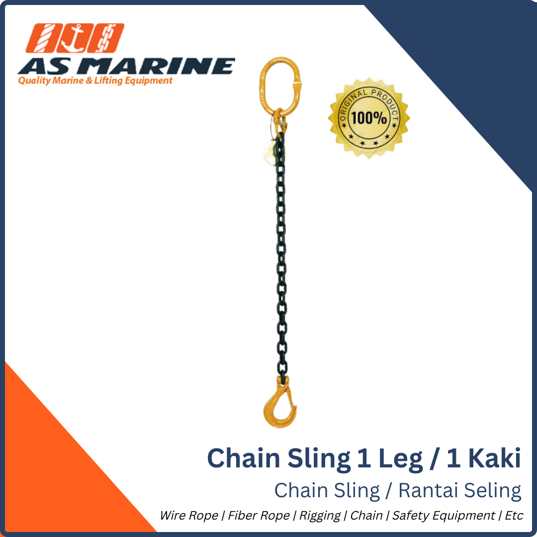 Jual Chain Sling 1 Leg / Rantai Seling 1 Kaki